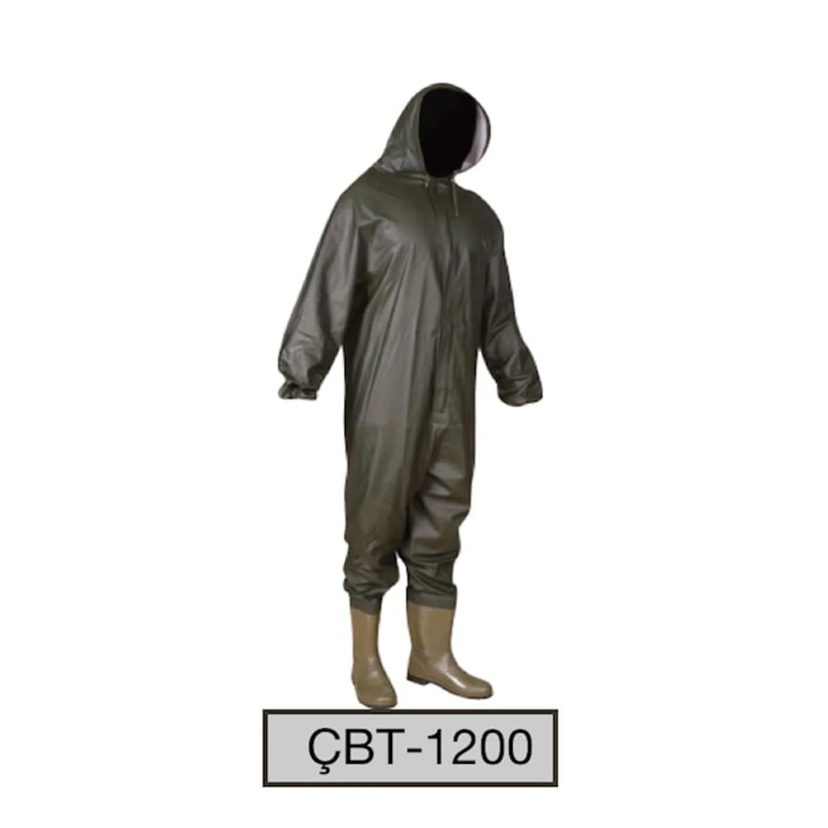 Raincoat with Boots Hooded Overall